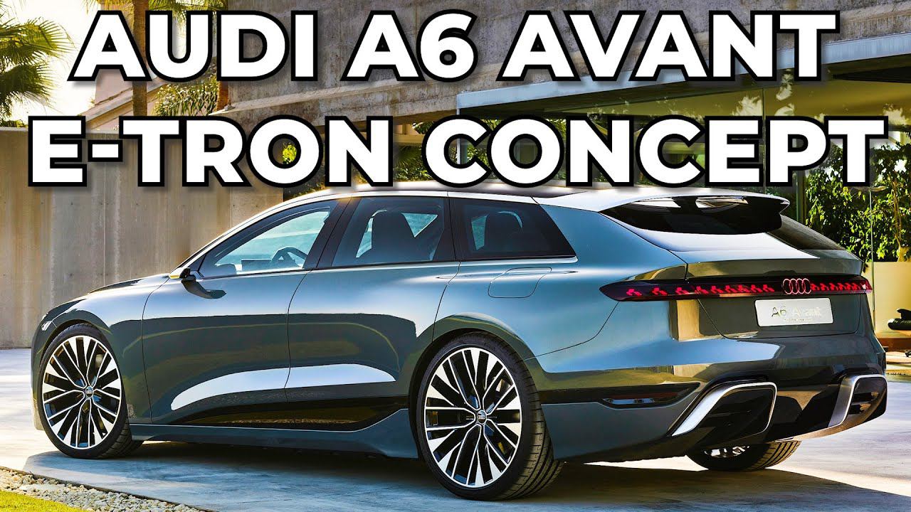 2022 Audi A6 Avant e-tron concept - Экстерьер и Вождение! смотреть онлайн