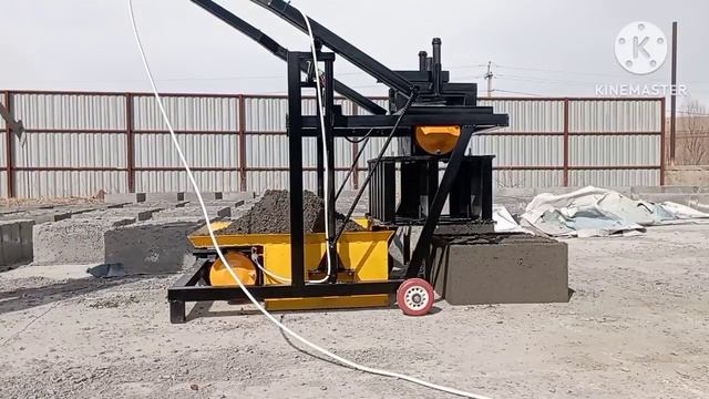 станок для пескоблока/шлакоблока cement brick making machine 220 volt смотреть онлайн