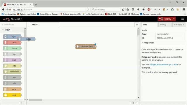 mongoDB et node-red sur Raspberry Pi (part 2) смотреть онлайн