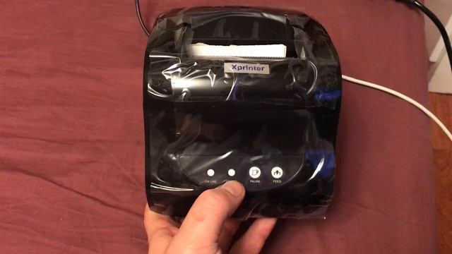 Калибровка термопринтера этикеток Xprinter XP-365B