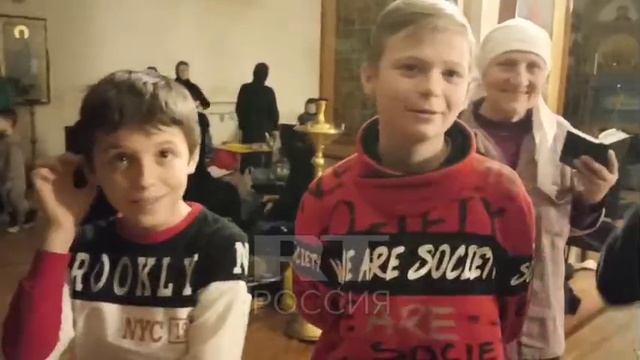 В монастыре посёлка Никольское, недалеко от Волновахи смотреть онлайн