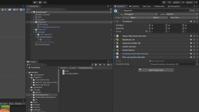 Item Stacking - Inventory System in Unity tutorial P18 смотреть онлайн