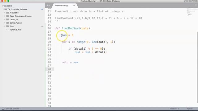 Tool Example (Python) DPCS - findModSum1 смотреть онлайн