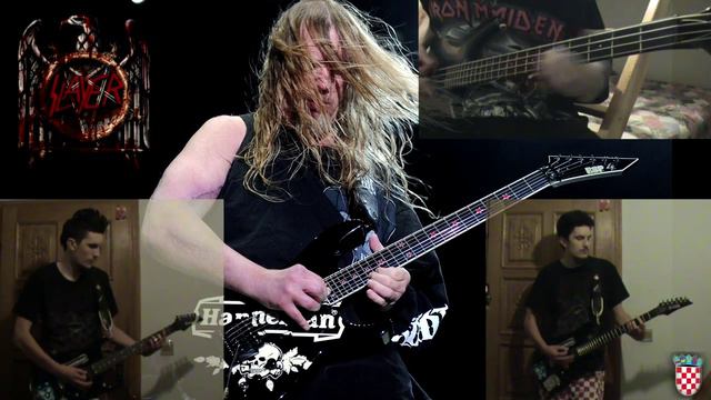 Slayer - South of Heaven Rhythm Guitar & Bass Cover смотреть онлайн