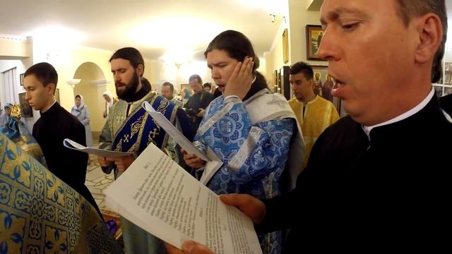 Утреня с акафистом иконе Божией Матери "Табынская" в Успенском кафедральном соборе г. Салавата смотреть онлайн