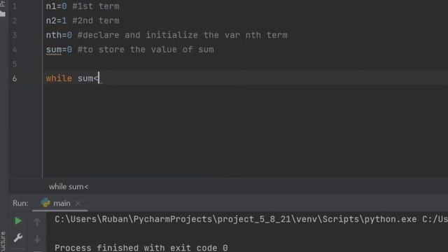 ODD FIBONACCI SERIES Python code. #Python #programming #code смотреть онлайн