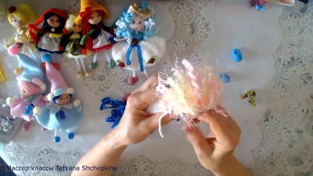 Поделки из проволоки .Мини кукла из проволоки 3 1.Мастер классы Tetyana Shchepkina смотреть онлайн