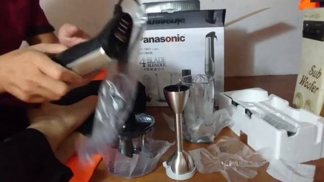 Unboxing blender Panasonic MX s401 Taiwan смотреть онлайн