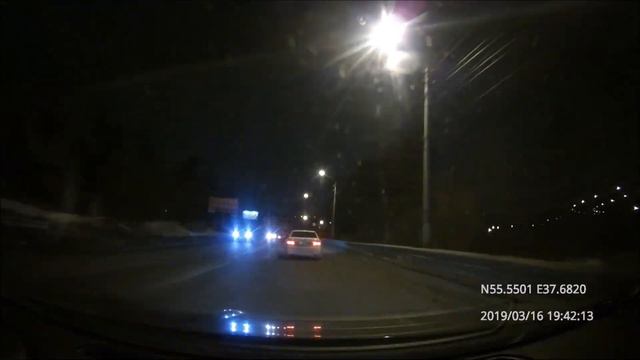 Driving in Moscow agglomeration: Дубровицы - Кузьминки 16/03/2019 (timelapse) смотреть онлайн