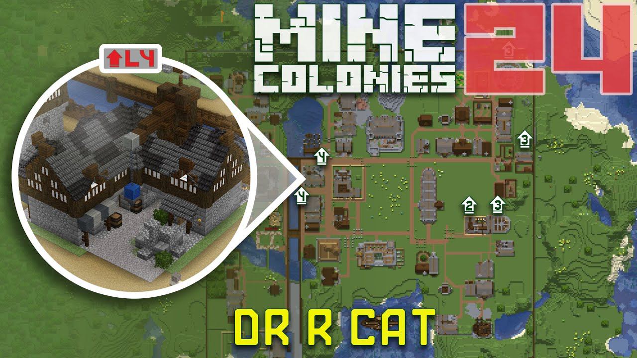 Строитель 4 уровня 24 - Колониальная жизнь MineColonies