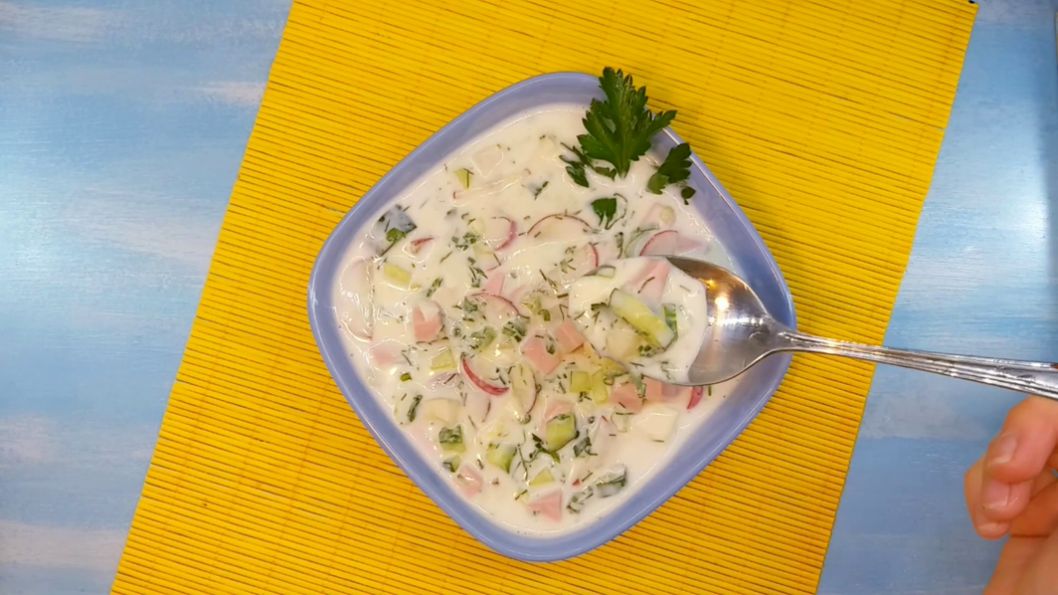 Весенняя окрошка.