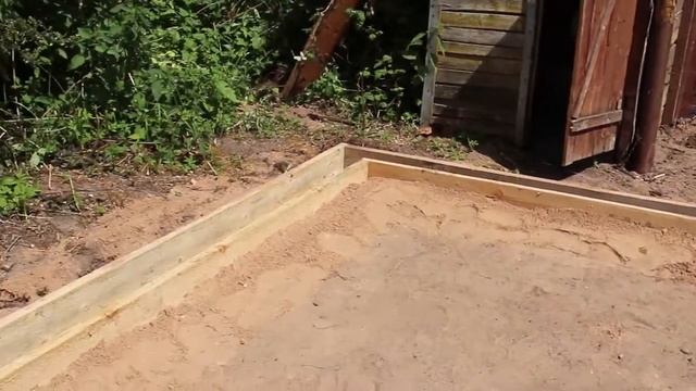 Фундамент под сарай. Фундамент для гаража. Дешёвый и надёжный