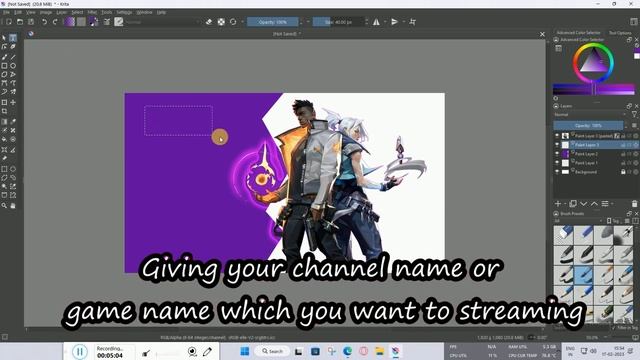 How To Create Thumbnail Without Photoshop || In Krita || Krita Thumbnail Tutorial