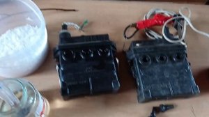 Шахтерский фонарик и его пропитка щелачем