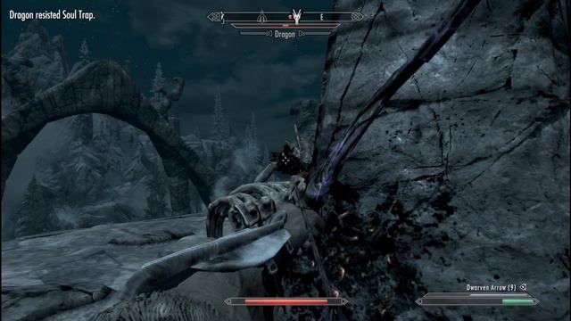 The Elder Scrolls Skyrim - Killing Dragon, Double Absorb смотреть онлайн