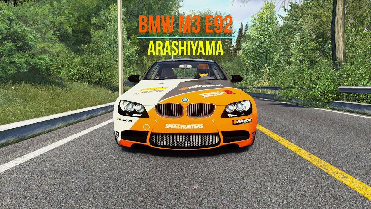 BMW M3 E92 - Arashiyama Touge | Assetto Corsa. смотреть онлайн