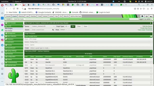 how to create graph in cacti 1.2.x смотреть онлайн