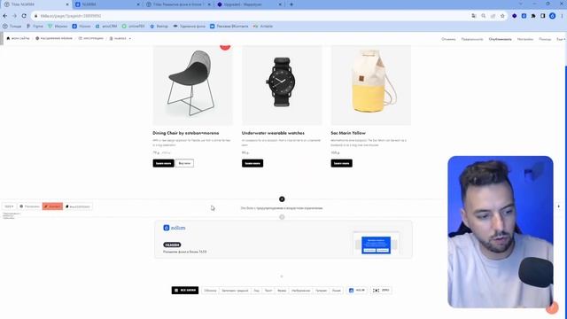 Как размыть фон в блоке T658 на Тильде? смотреть онлайн