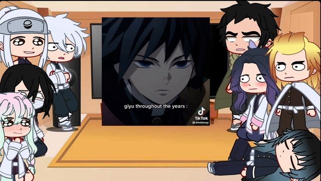 Hashiras react to giyuu // part 1/? // short like shinobou смотреть онлайн