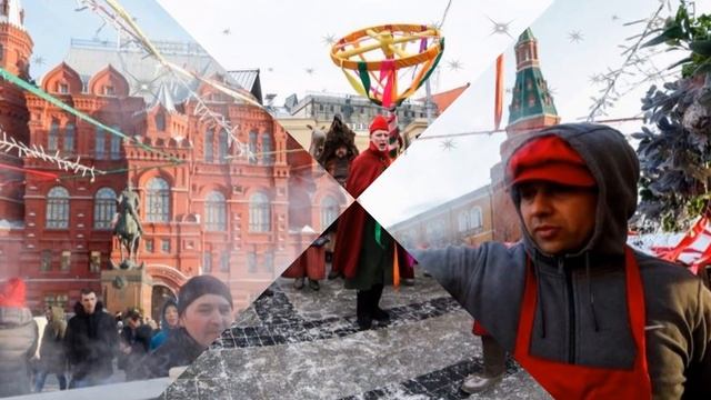 Масленица 2020. Проводы зимы в Москве. смотреть онлайн