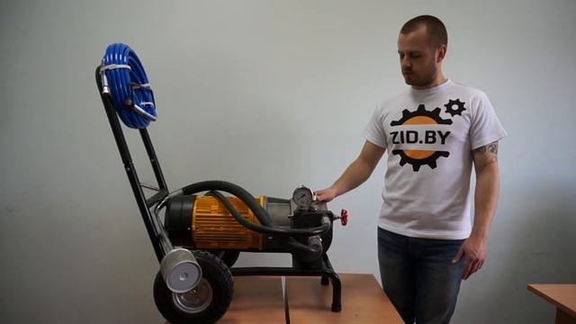 Обзор окрасочного аппарата высокого давления DP 6870 смотреть онлайн