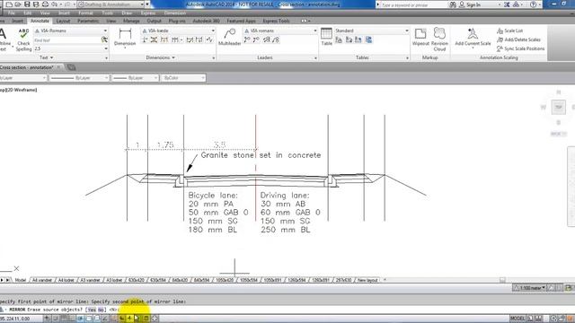 AutoCAD 2014_Annotative dimensions смотреть онлайн