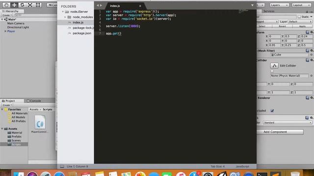 Unity + Node JS + Socket io Parte 2 Instalacion node js y servidor con Socket io смотреть онлайн