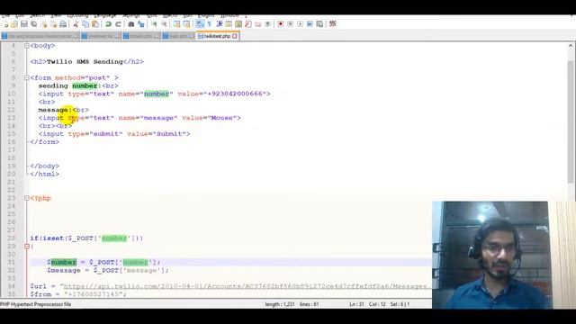 Twilio SMS API | how to send sms with Twilio API in PHP смотреть онлайн