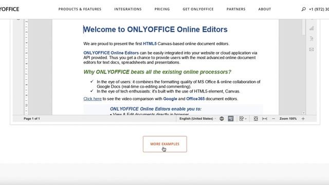 Document Editor for your application - ONLYOFFICE Docs Developer Edition смотреть онлайн