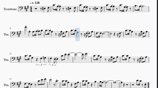 Trombone Sheet Music: How to play Crystal Dolphin by Engelwood смотреть онлайн