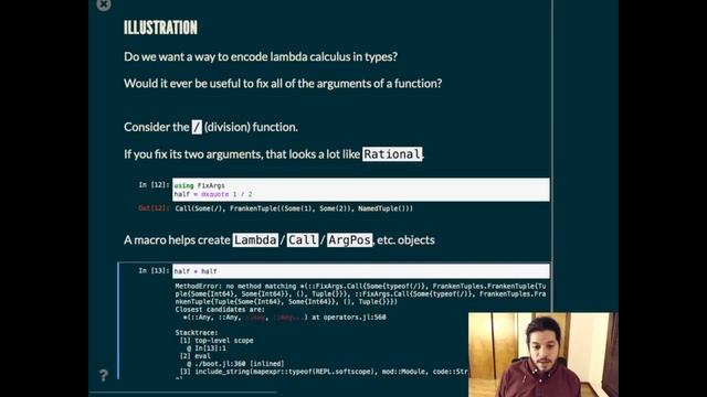 Structural lambdas for generic code and delayed evaluation | Gustavo Nunes Goretkin | JuliaCon2021 смотреть онлайн