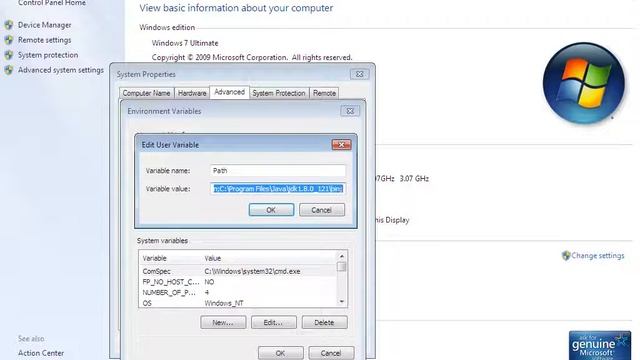 Setting JDK Path in Windows смотреть онлайн