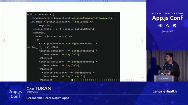App.js Conf – Reasonable React Native Apps by Cem Turan смотреть онлайн