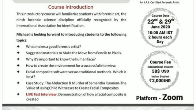 Two Week ONLINE COURSE on Creating DIGITAL FACES|| SIFS INDIA FT. SKETCHCOP|| смотреть онлайн