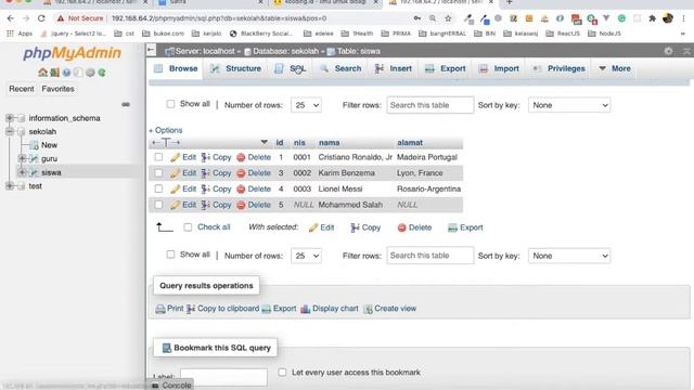 PHP-MySQL Query смотреть онлайн