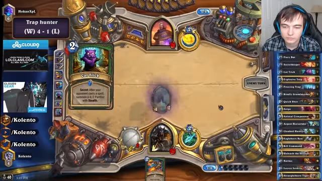 Hearthstone: A game of traps (trap hunter) смотреть онлайн