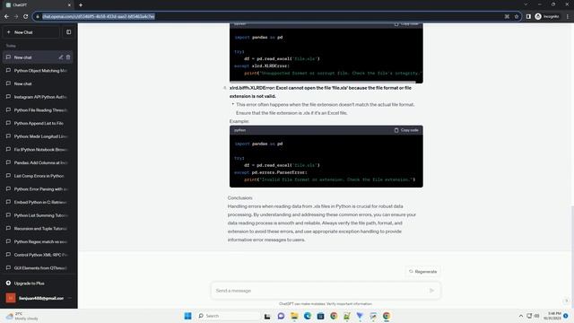 Python Error when reading data from xls file смотреть онлайн