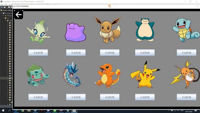 Pokemon Game by Java смотреть онлайн