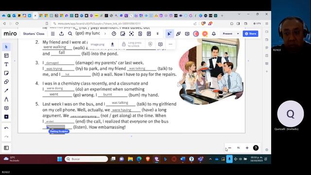 Teacher Miguel´s Class on Past Simple vs Past Continuous смотреть онлайн