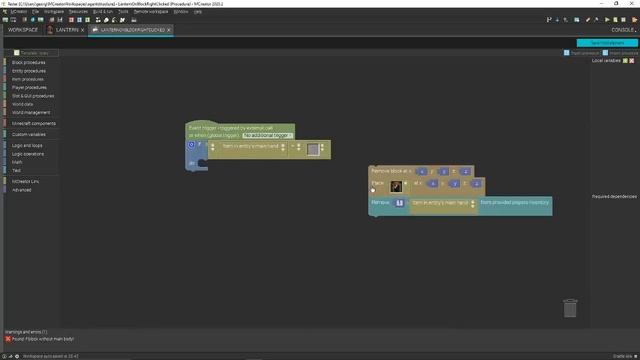 Mcreator Lantern 1.14.4 / Tutorial смотреть онлайн