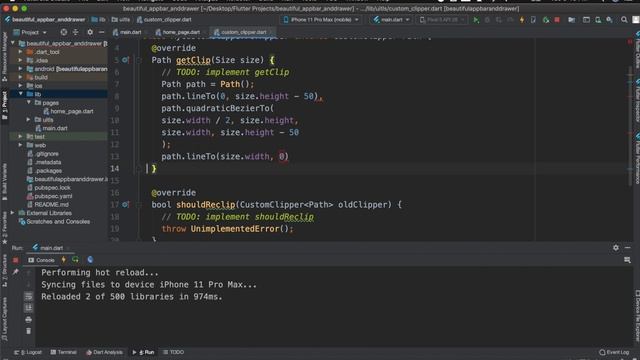 Beautiful App Bar & Drawer with flutter смотреть онлайн