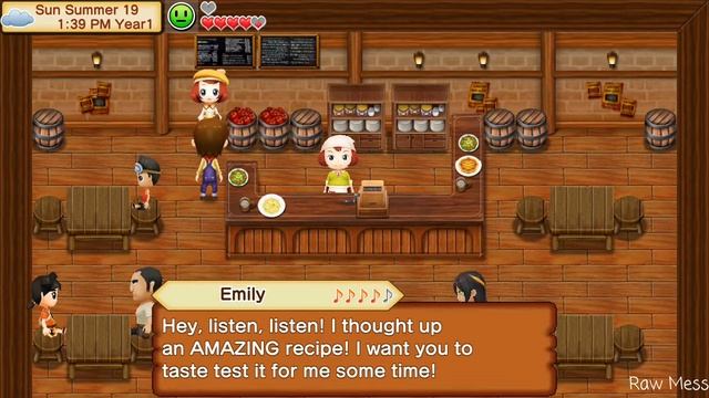 Emily Stuck At 4 Music Notes ( Hearts ) - Harvest Moon Seeds Of Memories смотреть онлайн