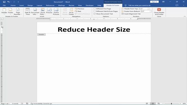 how to reduce header and footer size in word 2016 смотреть онлайн