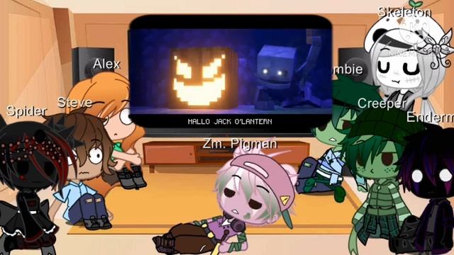 Minecraft reacts to the Skeleton Rap || Gacha Club || Part 3 смотреть онлайн