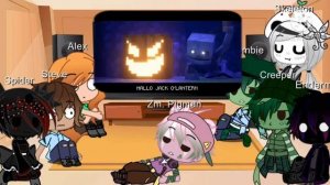 Minecraft reacts to the Skeleton Rap || Gacha Club || Part 3