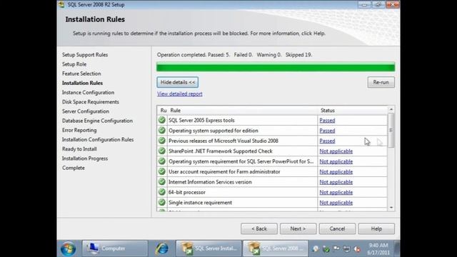 MS SQL 2008 Standard Installation смотреть онлайн