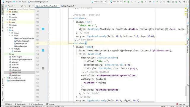 Flutter Settings Page Ui (TextField, Text & Image Avatar) - Make Chat App in Flutter Firebase 2020 смотреть онлайн