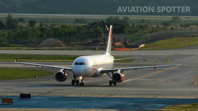 12 MINUTES Of EVENING TAKEOFFS And LANDINGS | Charlotte Douglas Airport Plane Spotting