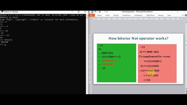Bitwise operators in Python - Explanation смотреть онлайн