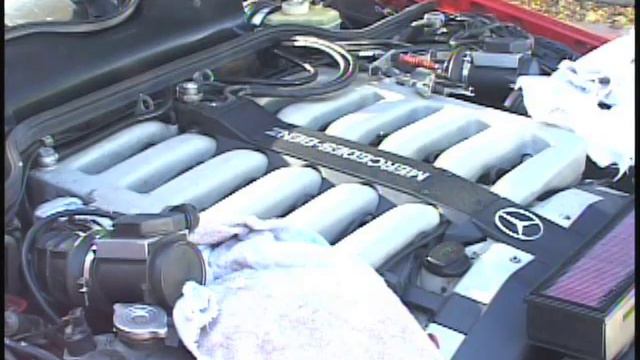 Mercedes 600SL wiring burns up смотреть онлайн